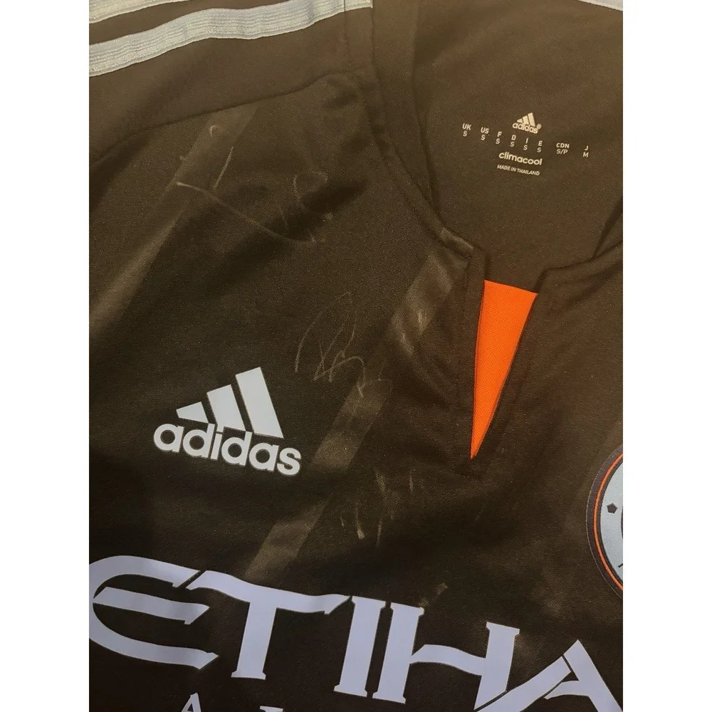 Adidas New York City FC 2015 Inaugural Mens S Away Jersey NYCFC Signed Autograph